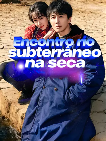 Encontro rio subterrâneo na seca