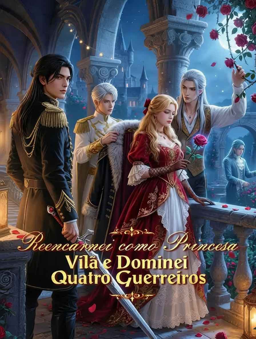 Reencarnei como Princesa Vilã e Dominei Quatro Guerreiros