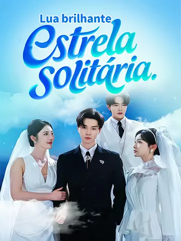 Lua brilhante, estrela solitária.