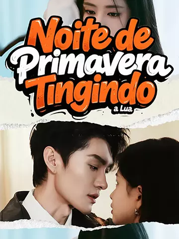 Noite de Primavera Tingindo a Lua