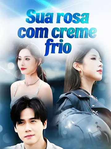 Sua rosa com creme frio