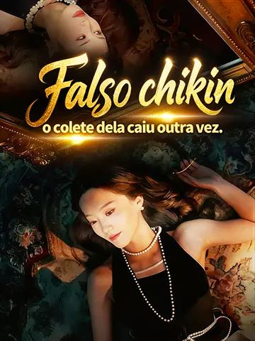 Falso chikin, o colete dela caiu outra vez.