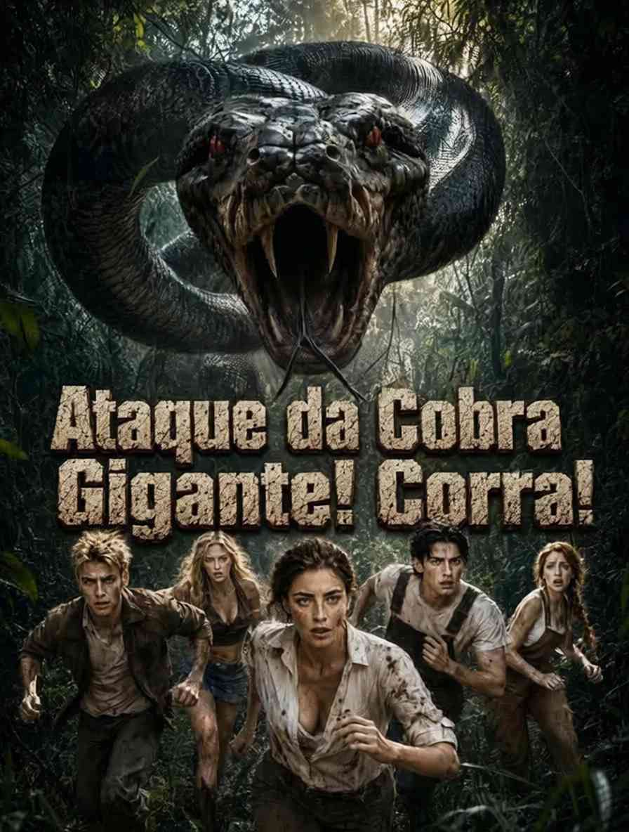 Ataque da Cobra Gigante! Corra!