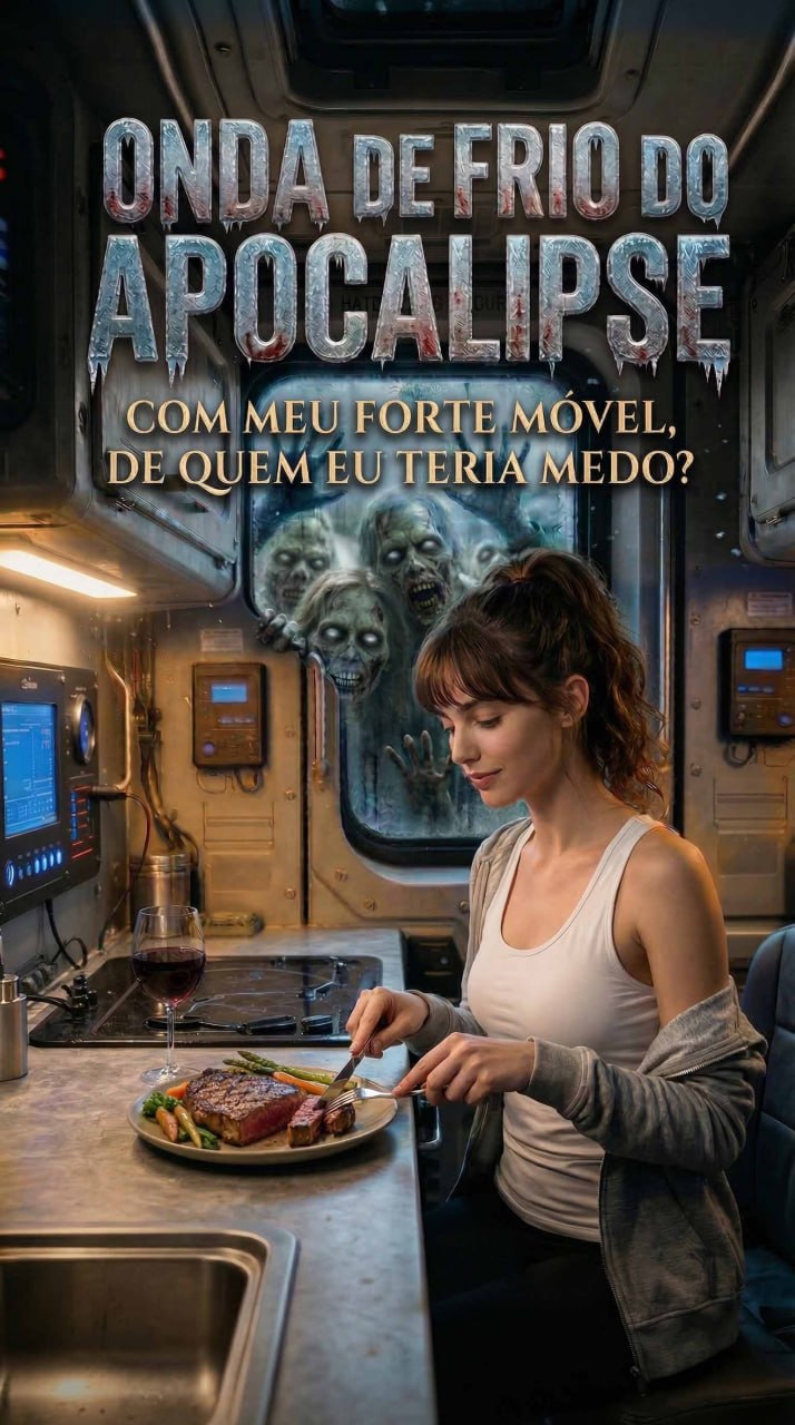 ONDA DE FRIO DO APOCALIPSE COM MEU FORTE MÓVEL,	 DE QUEM EU TERIA MEDO?