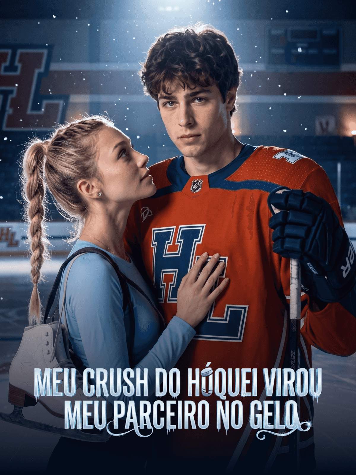 Meu crush do hóquei virou meu parceiro no gelo