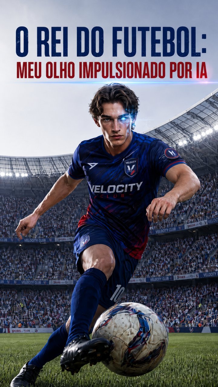O rei do futebol: Meu olho impulsionado por IA