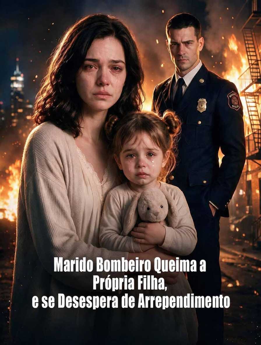 Marido Bombeiro Queima a Própria Filha, e se Desespera de Arrependimento