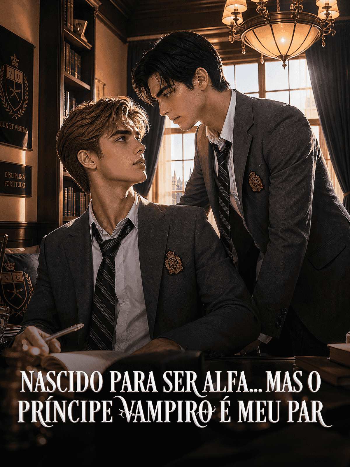 Nascido para ser Alfa… mas o Príncipe Vampiro é meu par