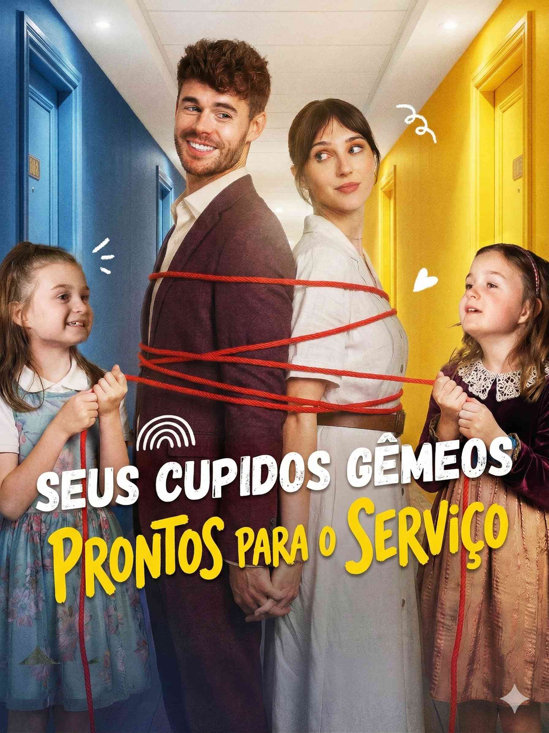 Seus Cupidos Gêmeos, prontos para o serviço.
