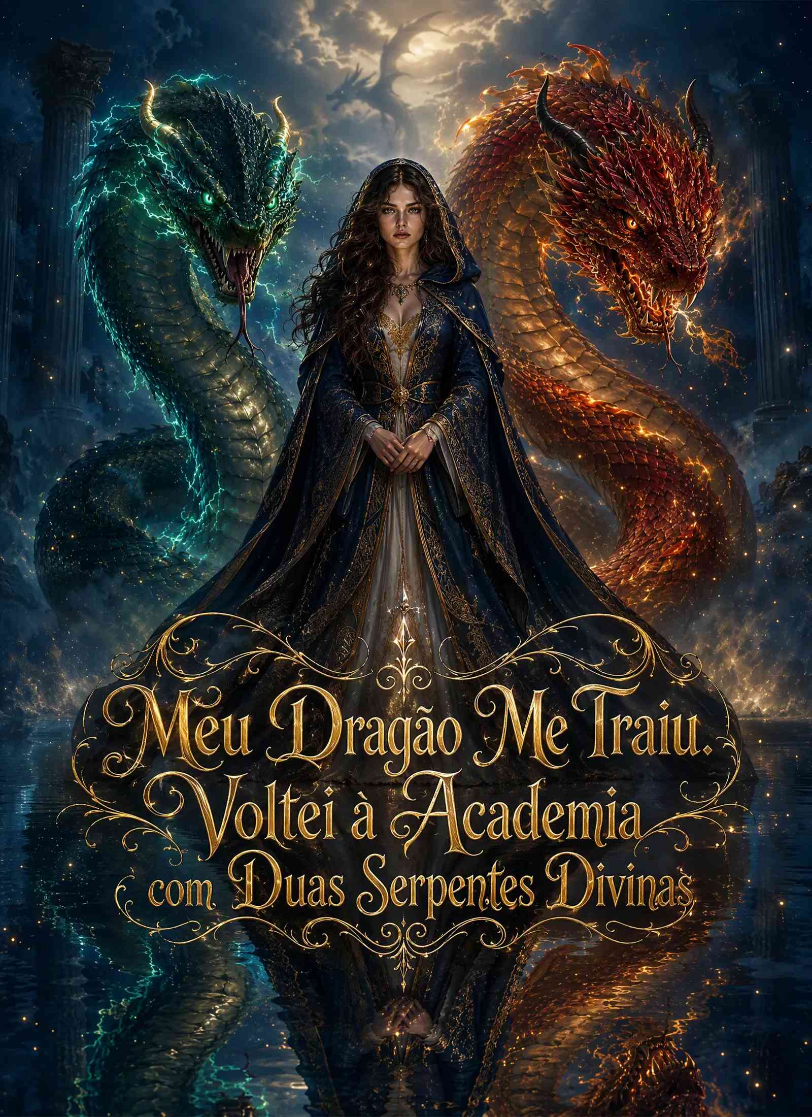 (Dublado) Meu Dragão Me Traiu. Voltei à Academia com Duas Serpentes Divinas