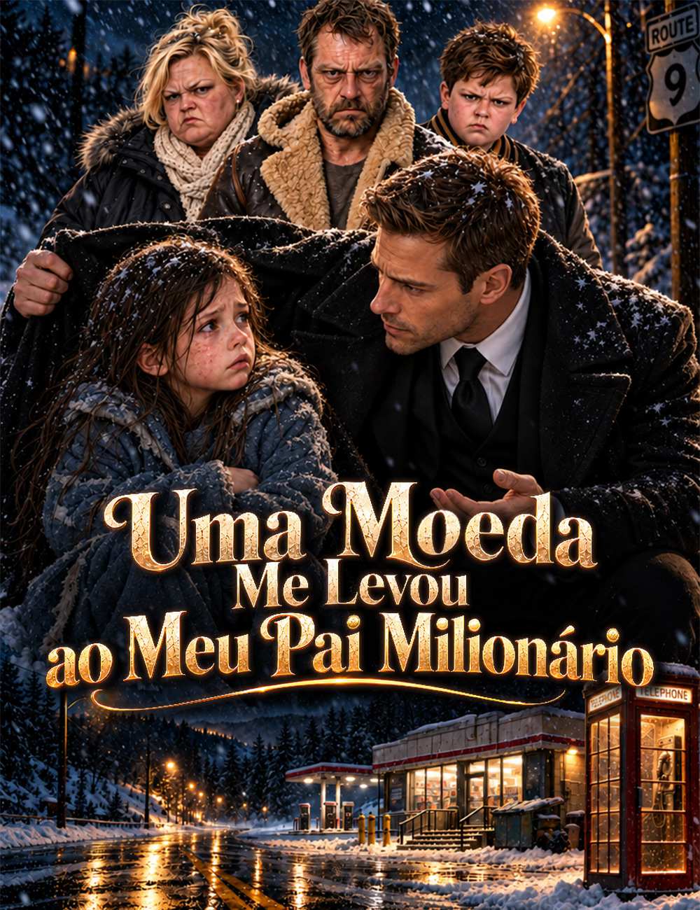 Uma Moeda Me Levou ao Meu Pai Milionário [dublado]