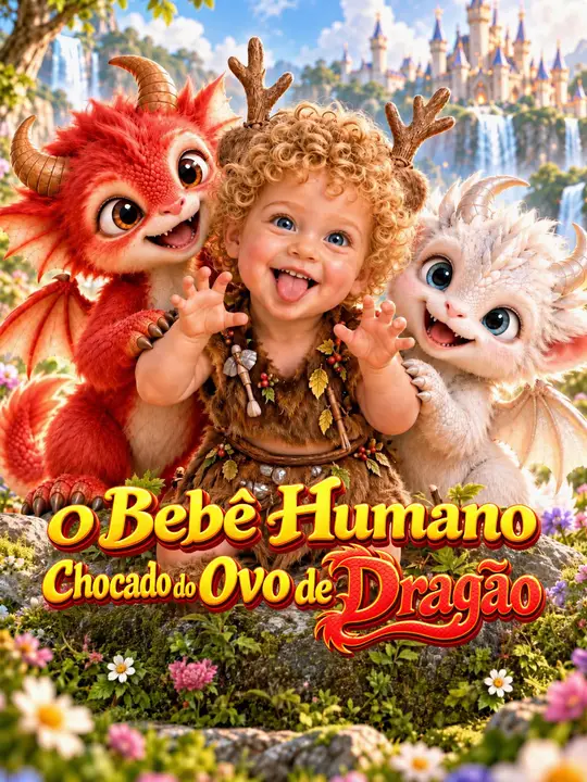 O Bebê Humano Chocado do Ovo de Dragão