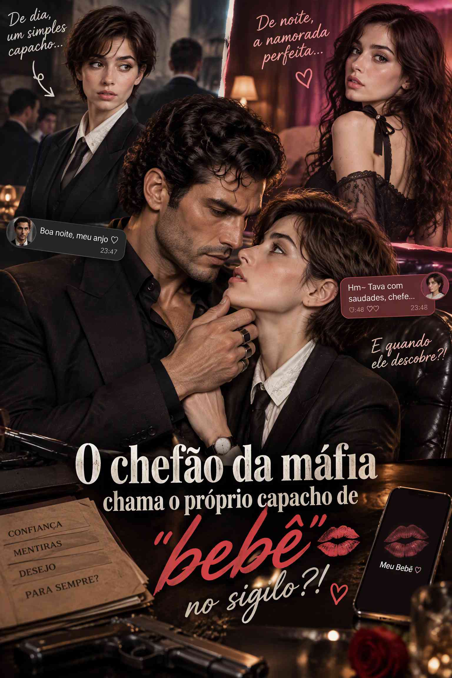 (Dublado) O chefão da máfia chama o próprio capacho de "bebê" no sigilo?!